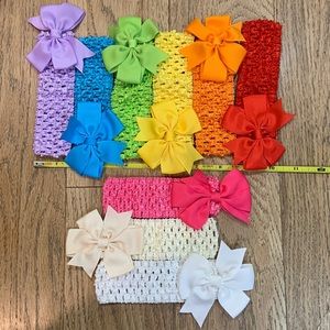NWOT Headbands with bow